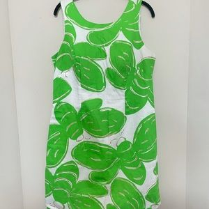 LILLY PULITZER Delia White Stringer Shift Dress
